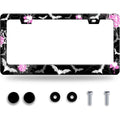 Gothic Bat Spider Web License Plate Frame – Stainless Steel License Plate Frame HIP 1