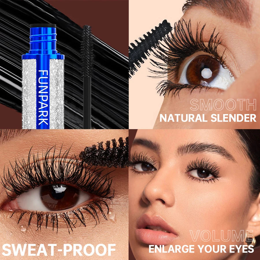 1pc Black Eyelashes Lengthening Mascara Waterproof Lash Eyelash Curling Extension Eye Lashes Brush Korean Makeup Gift Cosmetics HIP