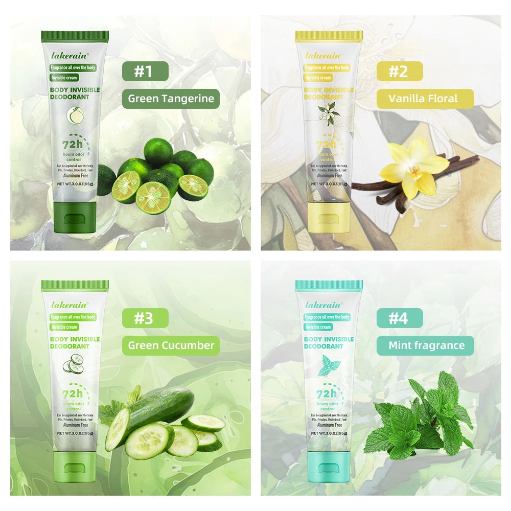 Mint flavor Essentials Deodorant Cream Long Lasting Fragrance Fragrance Oil Deodorant Cream Dating Aroma Perfume Cooling armpit HIP