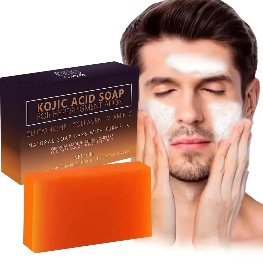 Turmeric Kojic Acid Soap – Brighten, Cleanse & Exfoliate Brightening Soap Bar HIP Default Title