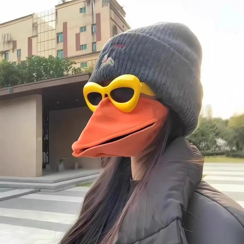 3D Movable Crow Beak Mask – Funny Animal Windproof Cover Novelty Costume Mask HIP