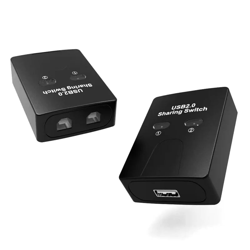 USB 2.0 2-Port Switch Hub – Share Printer Between 2 Computers USB Switch Hub HIP onesize