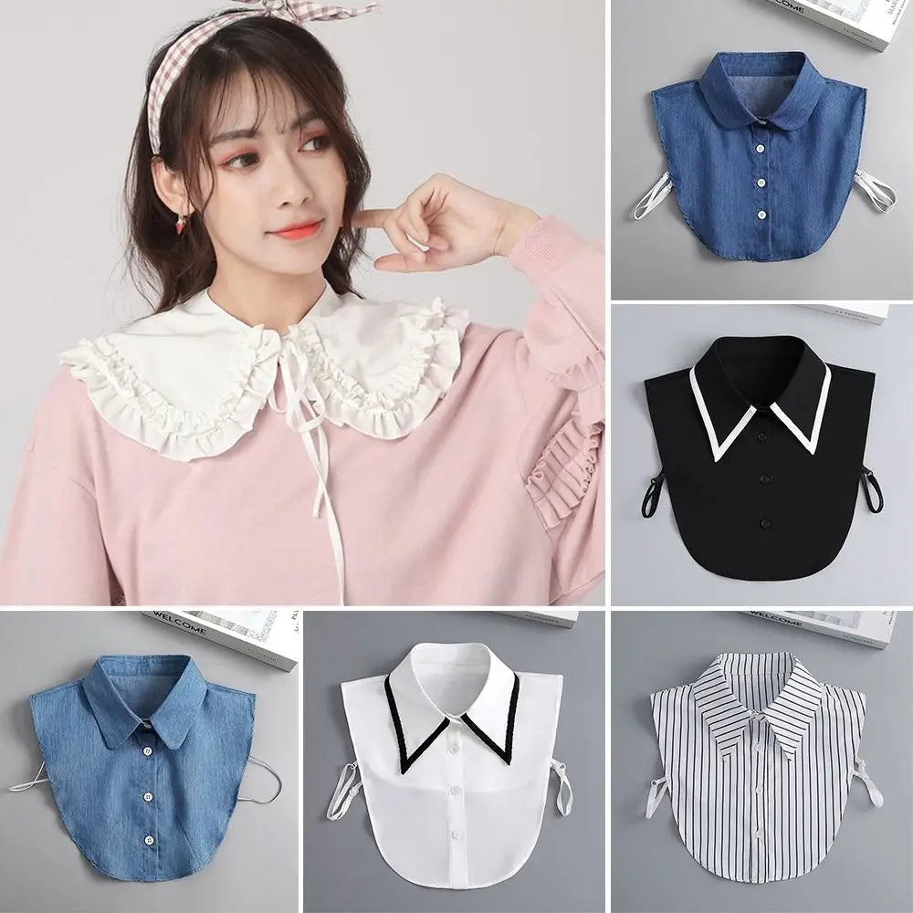 Detachable Fake Collar for Women – Vintage Lapel Neckwear Detachable Collar HIP
