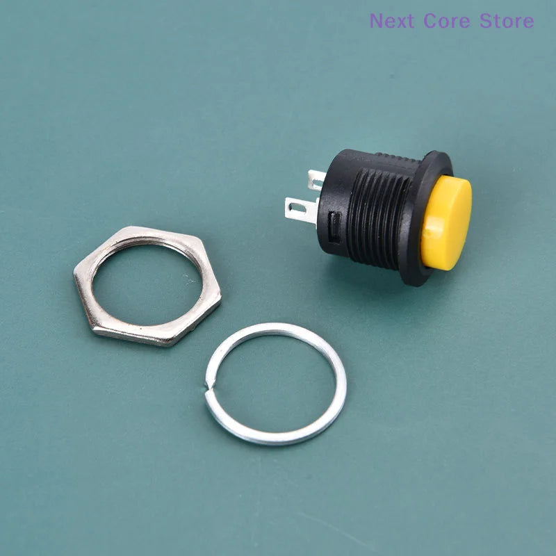 16mm Waterproof LED Push Button Momentary Switch 12V–24V Metal Momentary Push Switch HIP