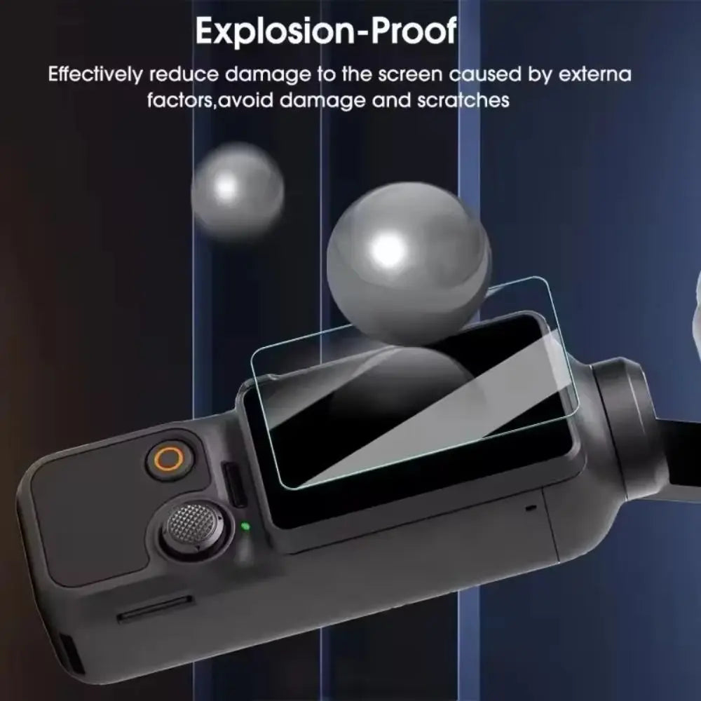 Tempered Glass Screen & Lens Protector – DJI Osmo Pocket 3 & 4 Camera Screen Protector HIP