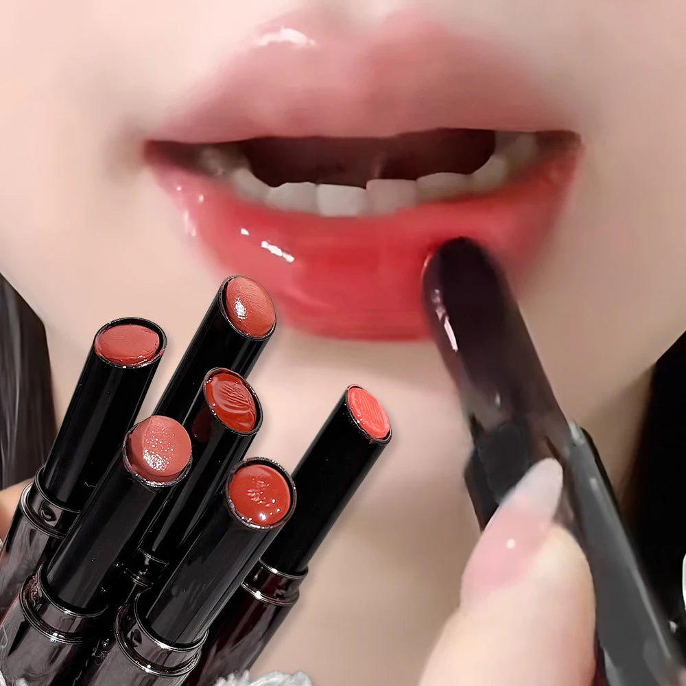 Mirror Glass Lip Glaze Moisturizing Nude Lip Gloss Crystal Juicy Shine Lip Tint Long Lasting Non Fade Tender Girl Lips Cosmetic HIP