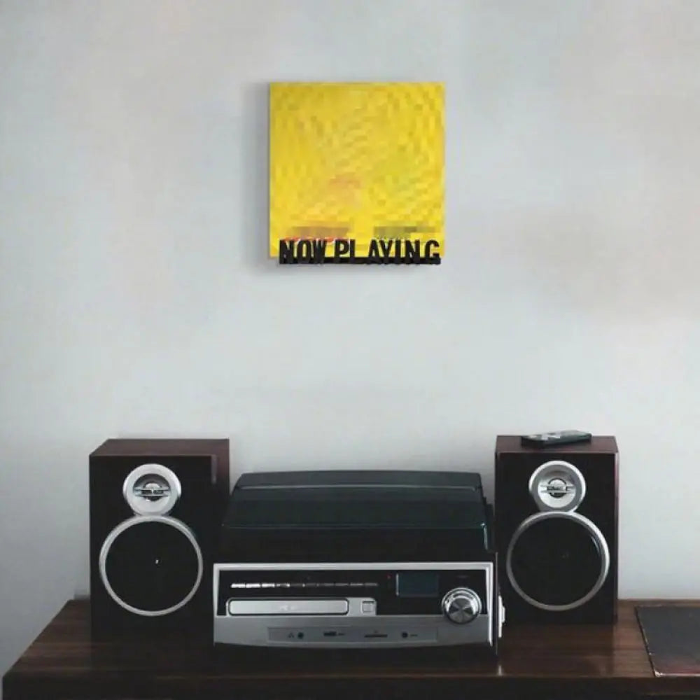 Wall Mount Vinyl Record Display Shelf – "Now Playing" Acrylic Vinyl Record Wall Shelf HIP
