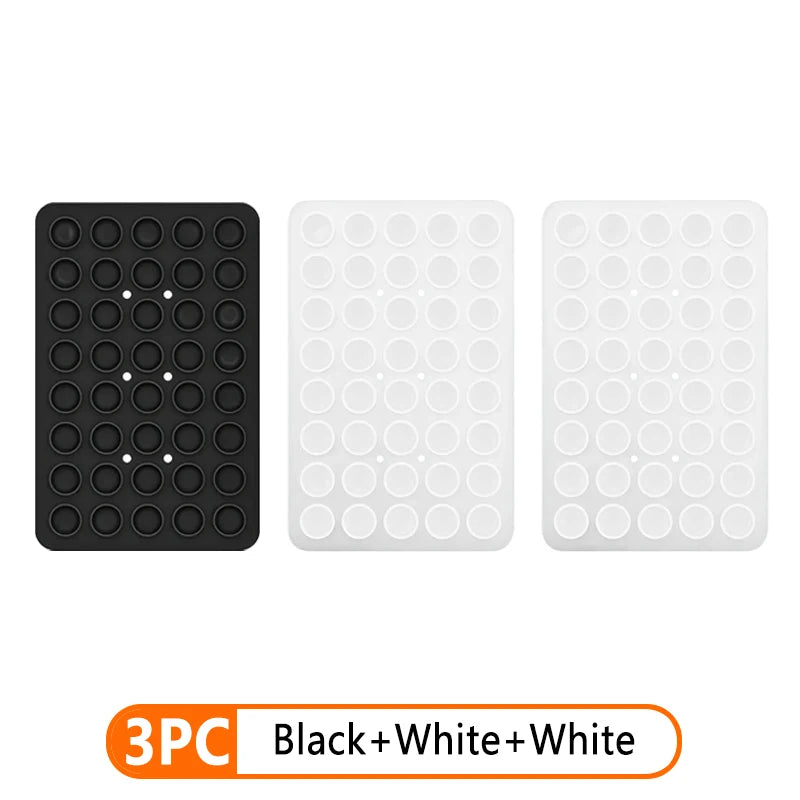 Silicone Double Suction Pad Mount for Phone & Tablet Phone Suction Mount HIP 3pcs Set 4