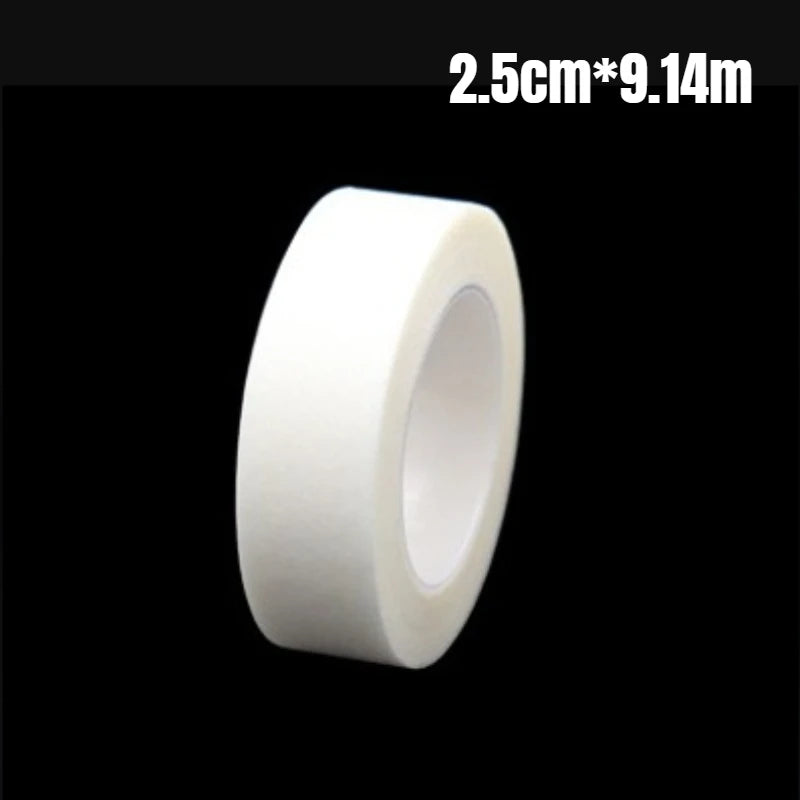 Skin Color Non-woven Paper Tape 1.25*9.14 Breathable and Easy To Tear Double Eyelid Eyelashes Grafting Beautiful Eyes HIP White M