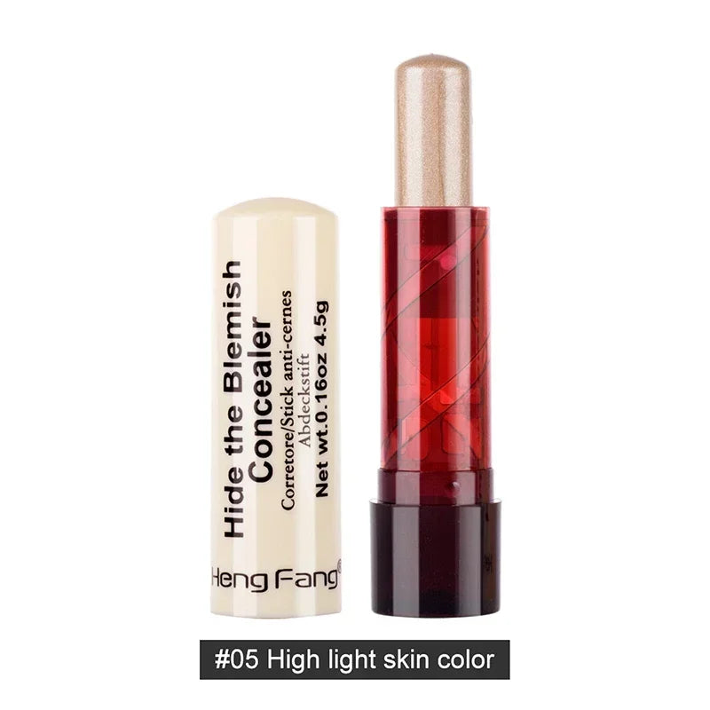 Hot Makeup Face Blush Contour Highlighter Stick Foundation Dark Circles Corrector Bronzer Base Concealer Pencil Face Foundation HIP 05