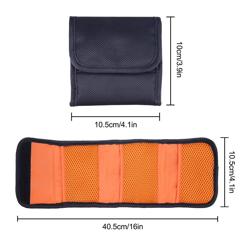 3-Pocket Lens Filter Bag – 82mm ND UV CPL Filter Wallet Case Lens Filter Wallet HIP Orange