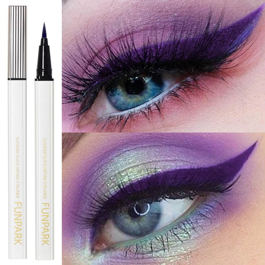 Purple Matte Liquid Eyeliner Pen – Waterproof & Long Lasting Liquid Eyeliner Pen HIP