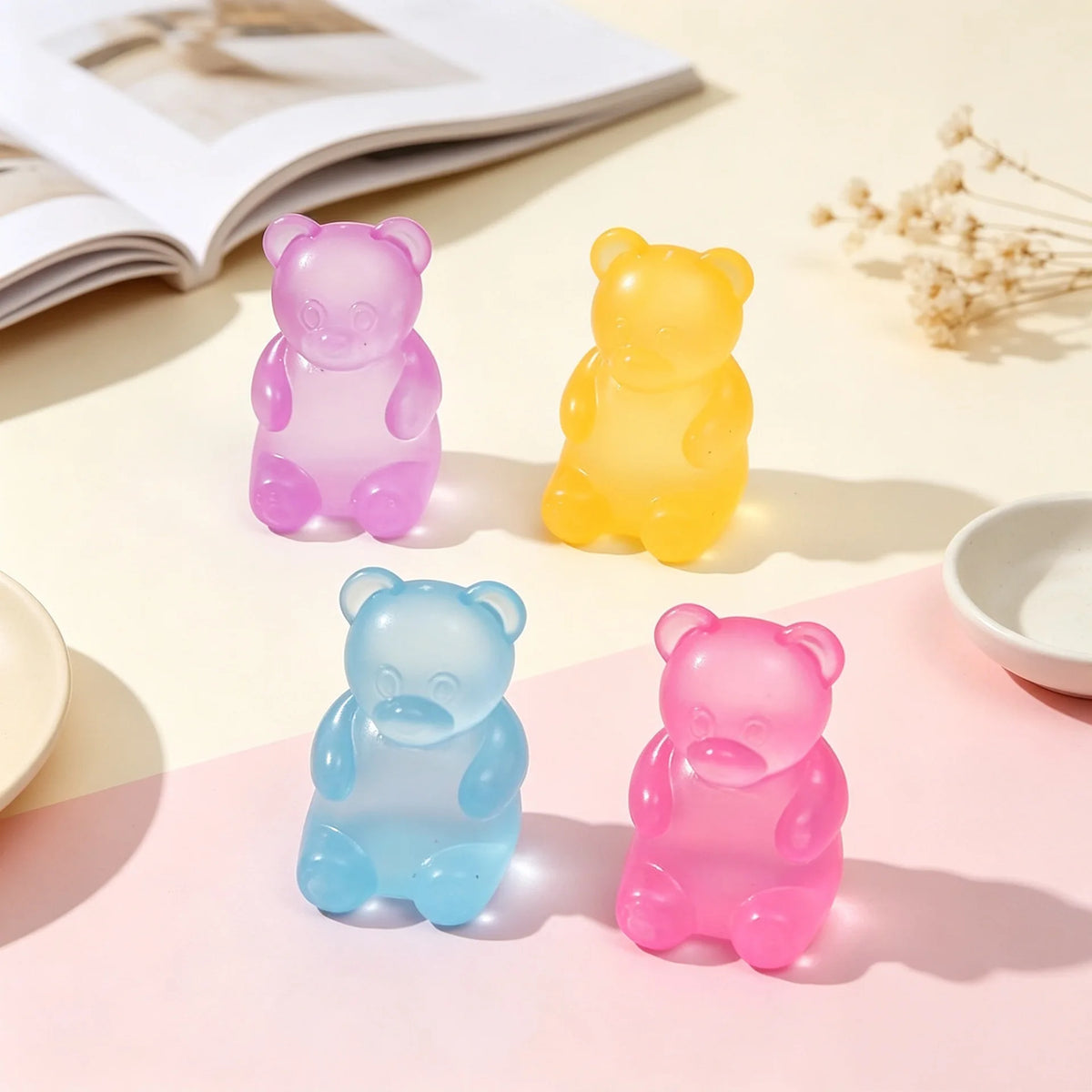 Gummy Bear Squeeze Fidget Toy – Colorful Party Gift Squeeze Fidget Toy HIP