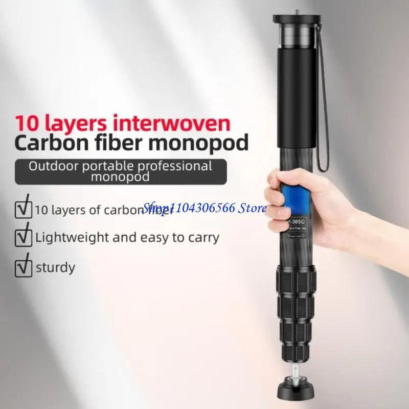 65-Inch Telescopic Monopod for DSLR, Video Camera & Phone Camera Monopod HIP