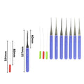 12-Piece Lock Pick & Broken Key Extractor Kit | Hand Tools Lock Pick Kit HIP 12pcs Blue