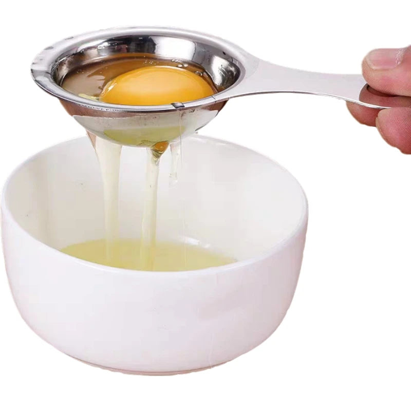 304 Stainless Steel Egg Yolk & White Separator Kitchen Tool Egg Separator Tool HIP Default Title