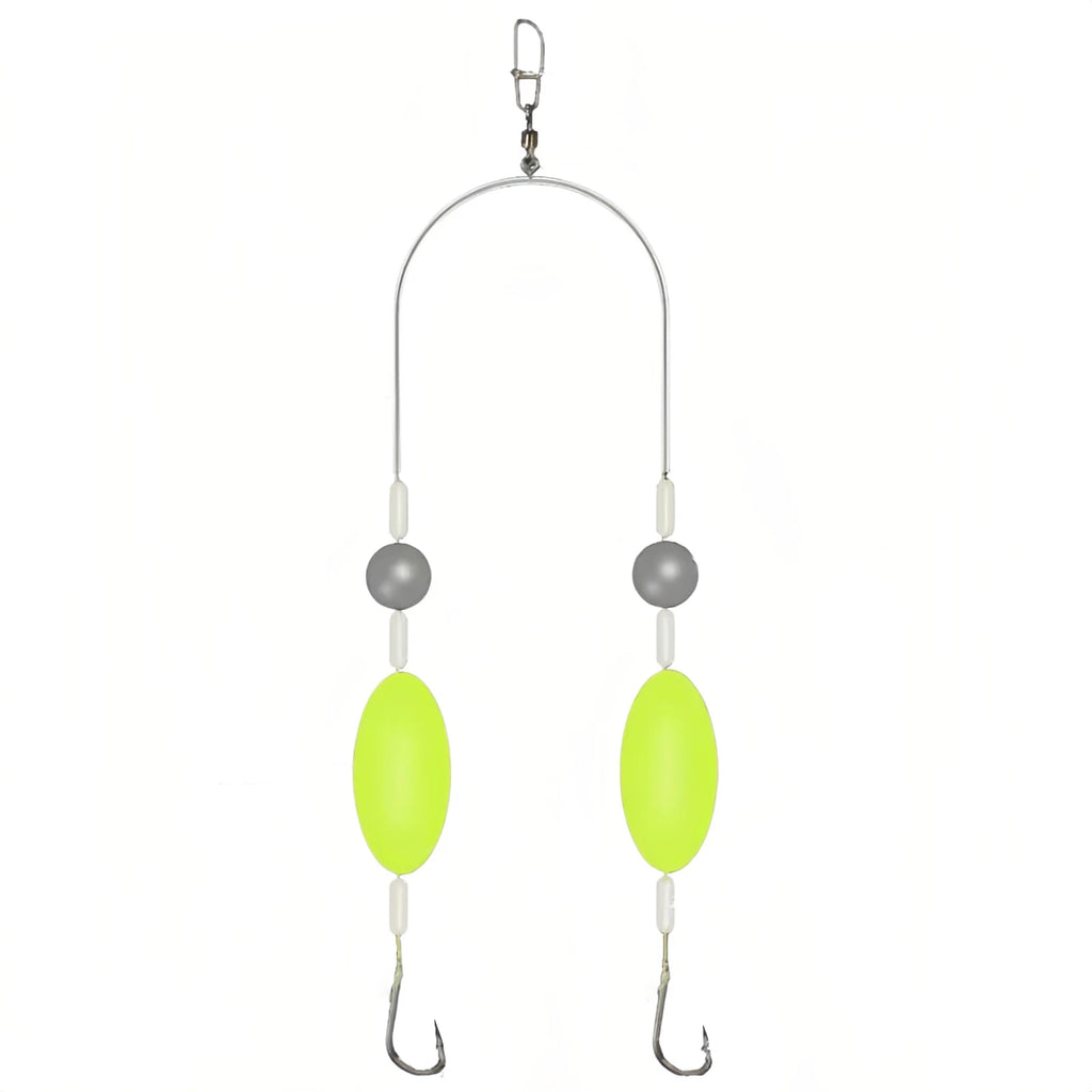 Double Reverse Carp Fishing Hook Rig Set – Off-Bottom Fishing Hook Rig HIP 1pc No.12