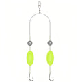 Double Reverse Carp Fishing Hook Rig Set – Off-Bottom Fishing Hook Rig HIP 1pc No.12