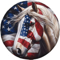 American Flag Spare Tire Cover 17" – RV, Truck & Trailer Spare Tire Cover HIP 1 16in
