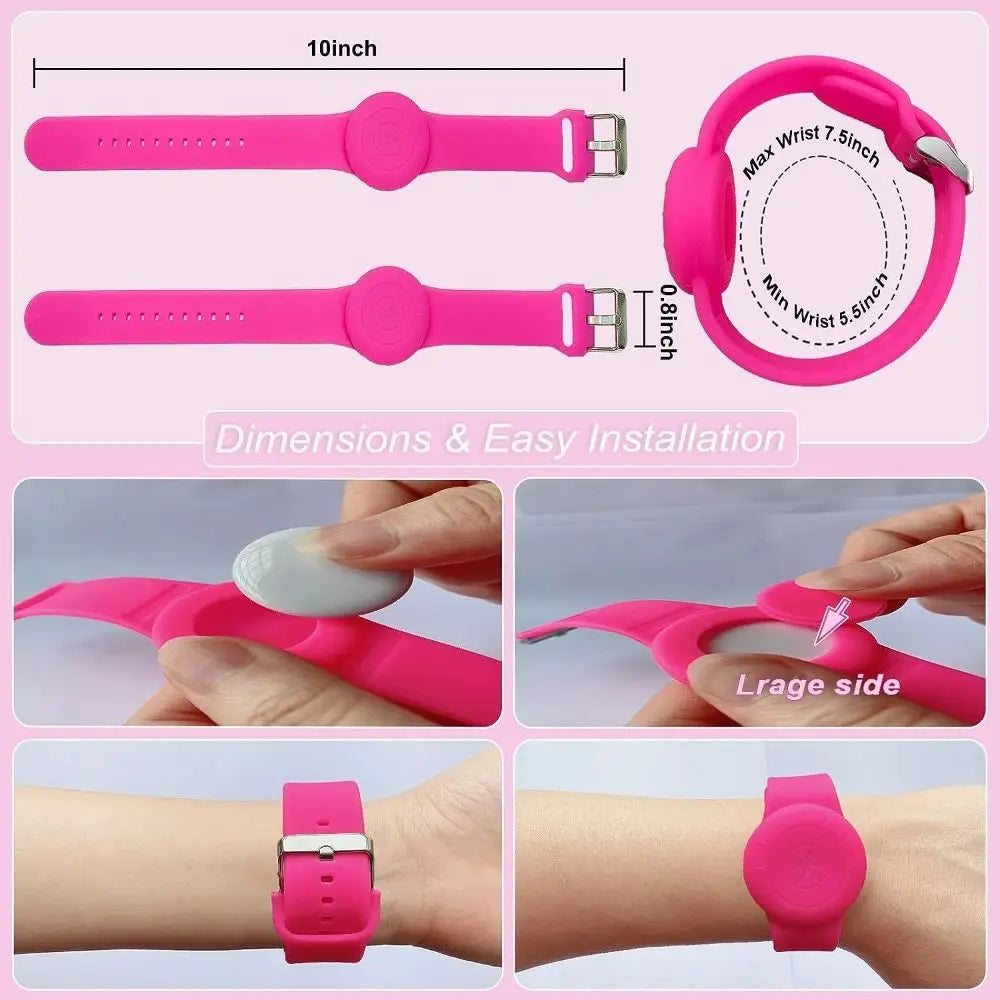 Kids AirTag Silicone Wristband Holder – Waterproof Bracelet AirTag Wristband HIP