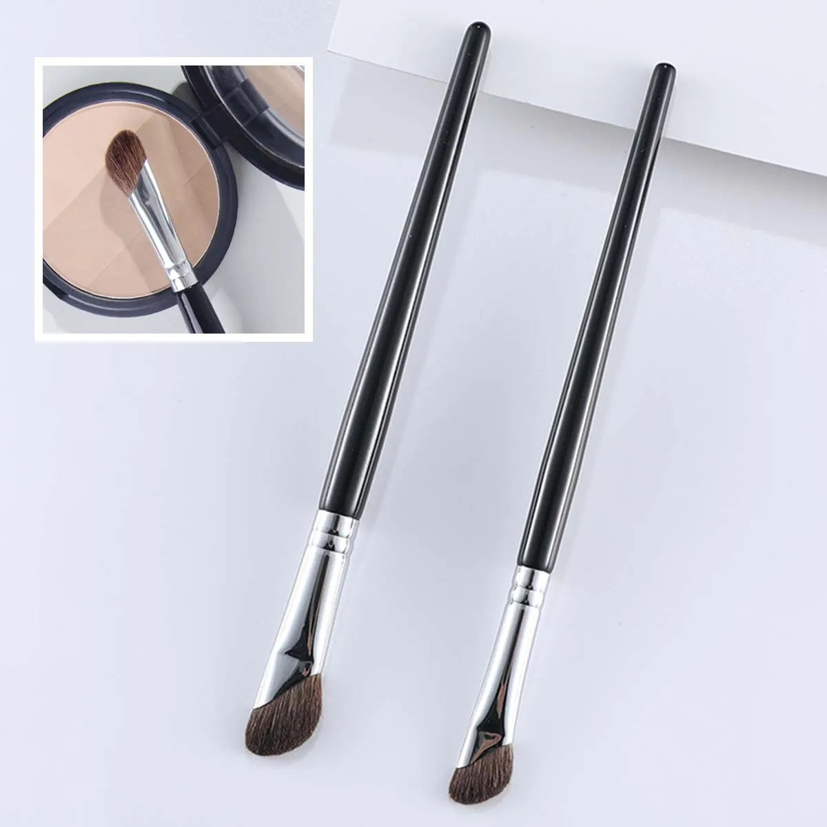 Scythe Beveled Nose Shadow & Highlighter Blending Brush Contour Makeup Brush HIP