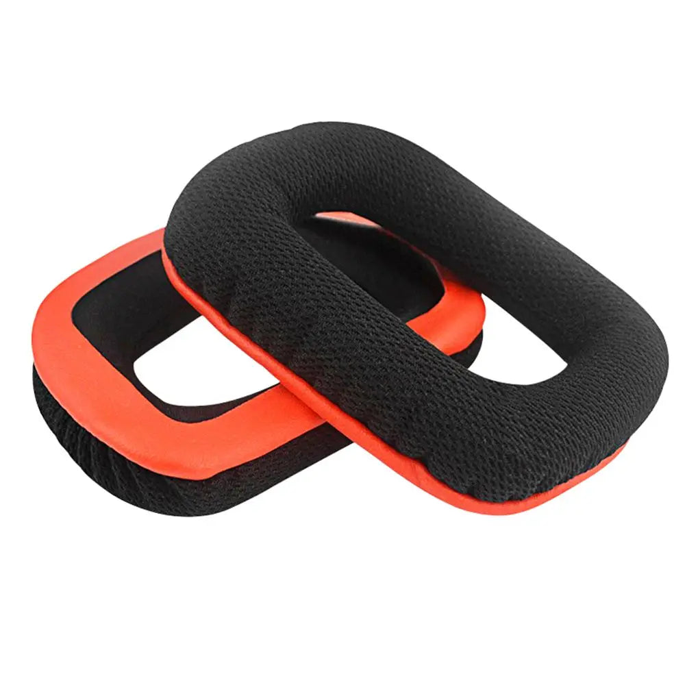 Replacement Earpads & Headband for Logitech G930 G430 G35 F450 Headset Ear Pads HIP red-1 pair