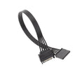 SATA 15-Pin Male to Female Flat Power Extension Cable 30cm SATA Power Cable HIP As Photo 30CM