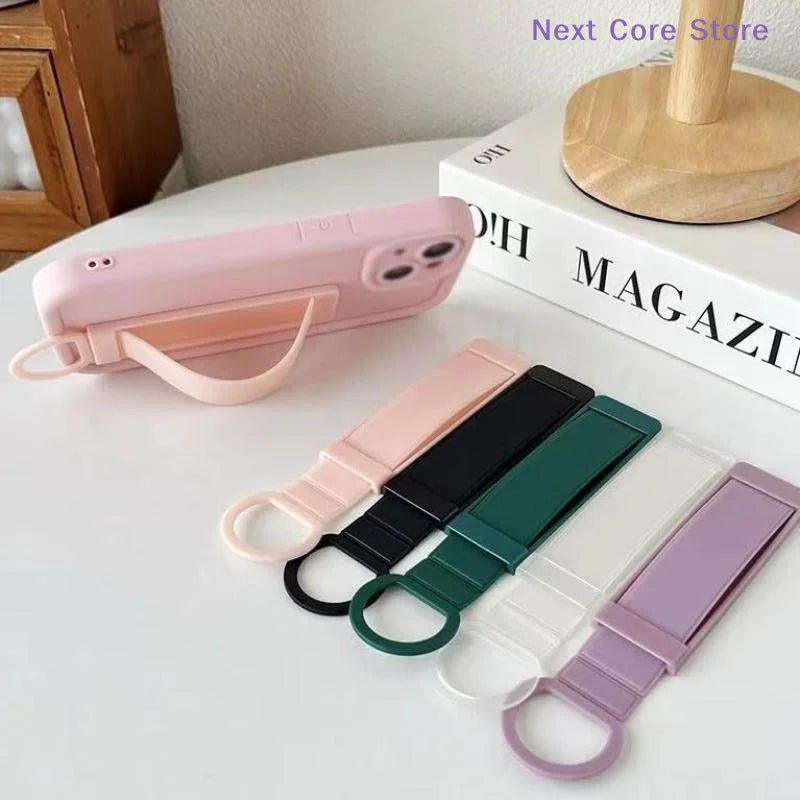 Universal Wrist Strap Phone Holder & Finger Grip Stand Phone Grip Stand HIP