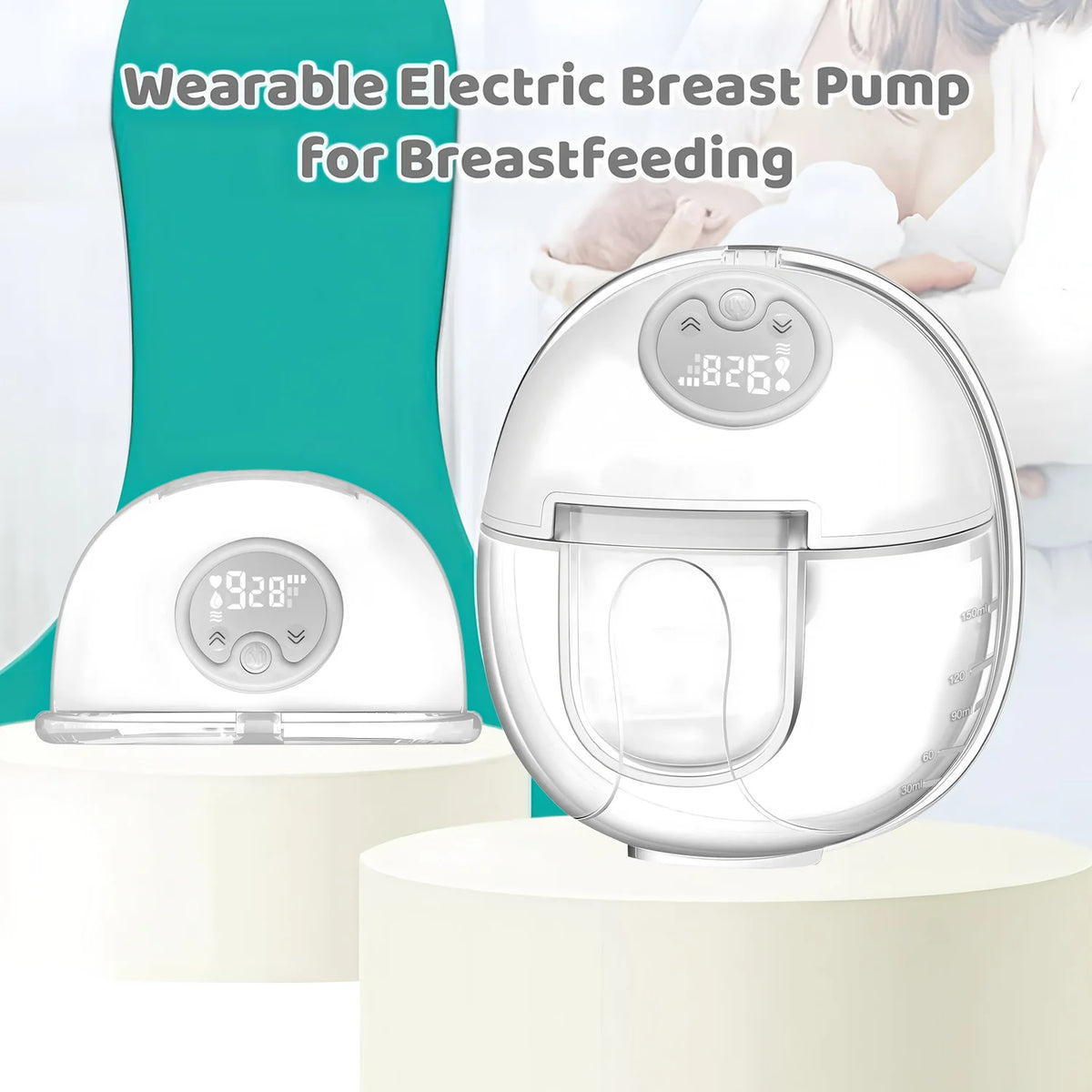 Hands-Free Wearable Electric Breast Pump – USB Rechargeable Wearable Breast Pump HIP
