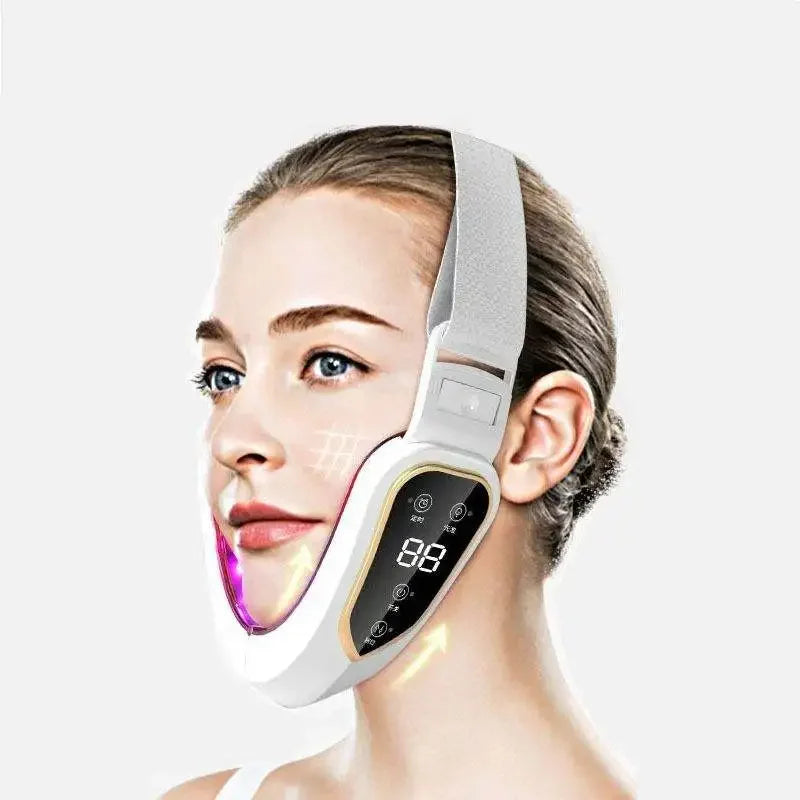 LED Photon Therapy Facial Lifting & Slimming Vibration Massager Facial Lifting Massager HIP WHITE