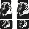 Unicorn Full Moon Car Floor Mats – 4-Piece Universal Set Car Floor Mats HIP black