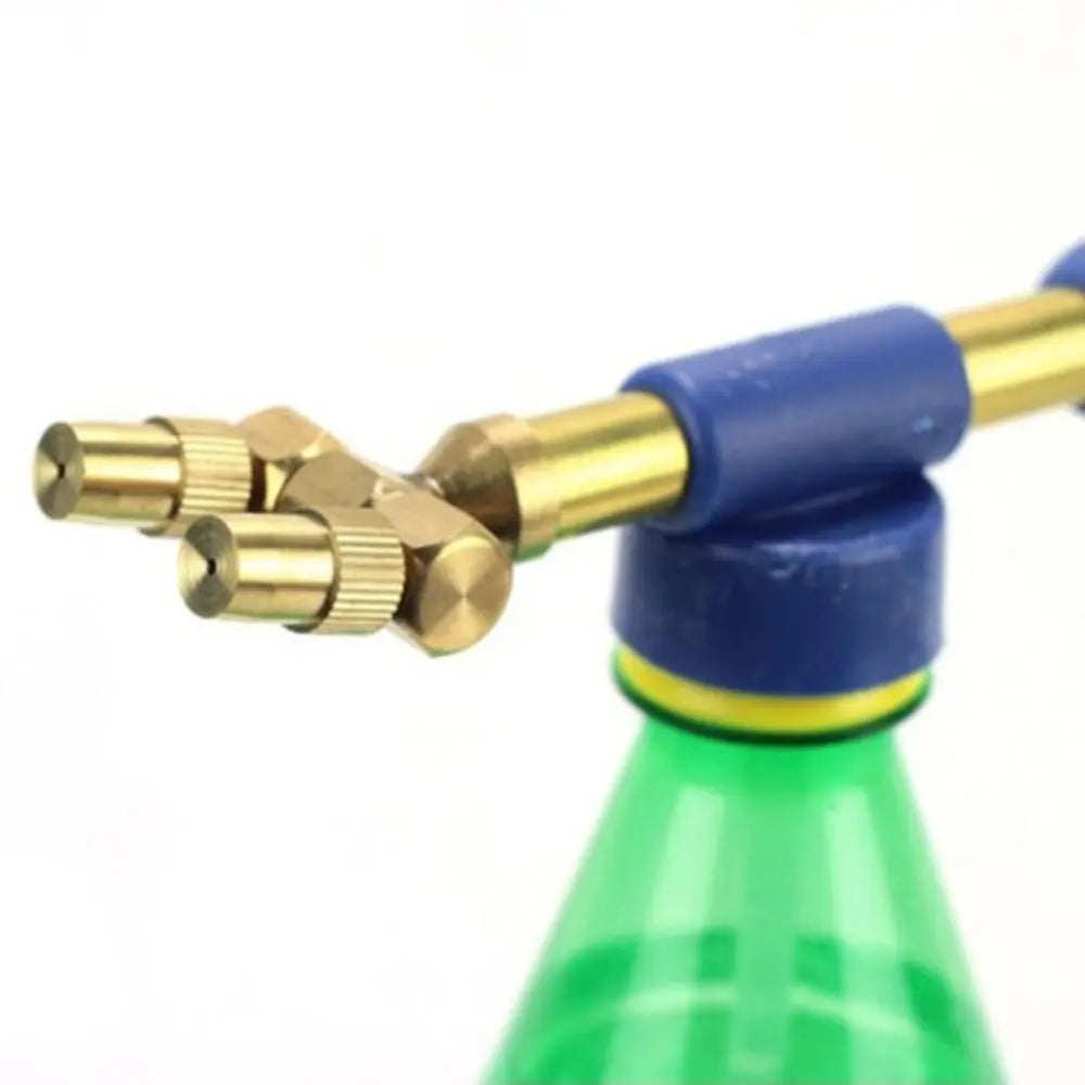Brass Push-Pull Pressure Spray Nozzle – Single & Double Head Garden Spray Nozzle HIP