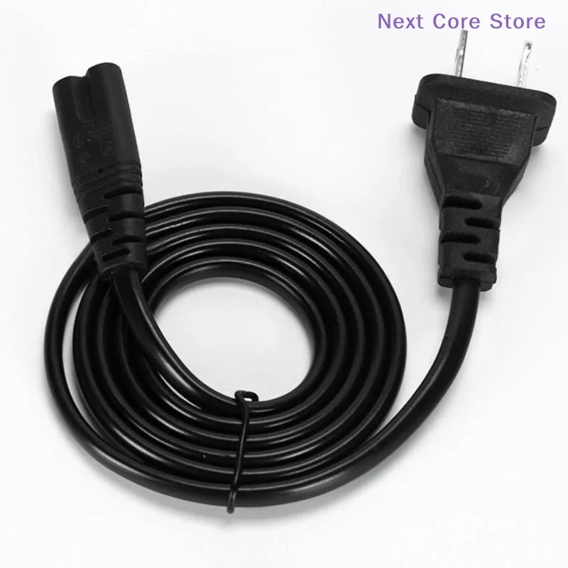2-Pin US Plug Power Cable – 2 Prong Cord for Laptop & TV Power Cable HIP