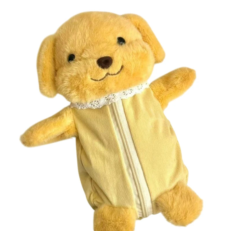 Cute Plush Pencil Case – Large Capacity Cartoon Pen Bag Plush Pencil Case HIP yellow