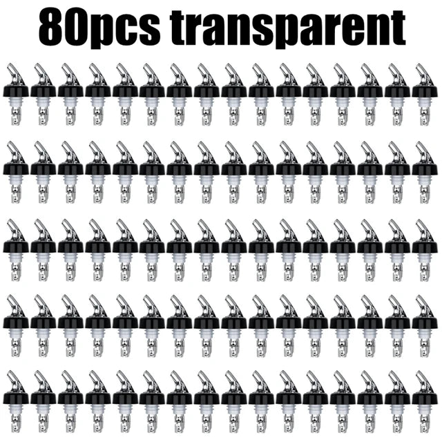 80-Pack 30ml Automatic Measured Bottle Pourers | Bar Spirit Dispenser Bar Spirit Pourer HIP 80pcs 30ml Lucid