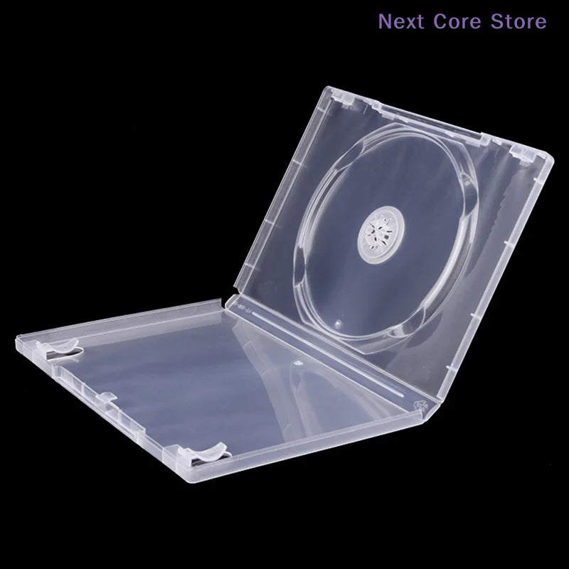 Transparent PP Plastic CD Case – Single Disc, Milky Clear CD Storage Case HIP