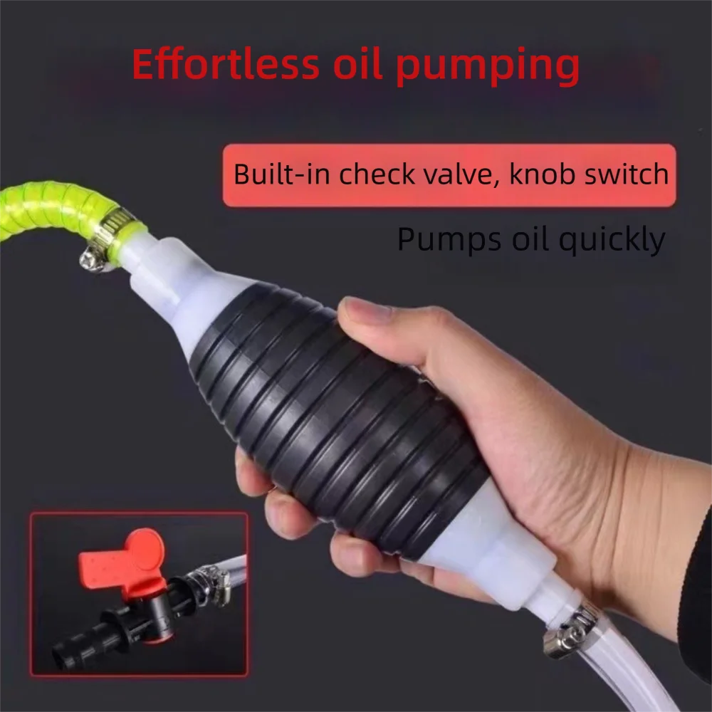 Portable Manual Siphon Pump – Fuel & Liquid Transfer Kit Manual Siphon Pump HIP