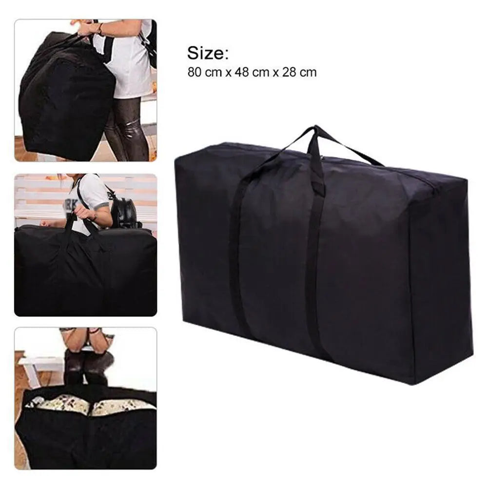 Oxford Weekend Bag Large Capacity Folding Duffle Bag Large Capacity Folding Duffle Bag Thin Portable Moving Luggage Bag HIP