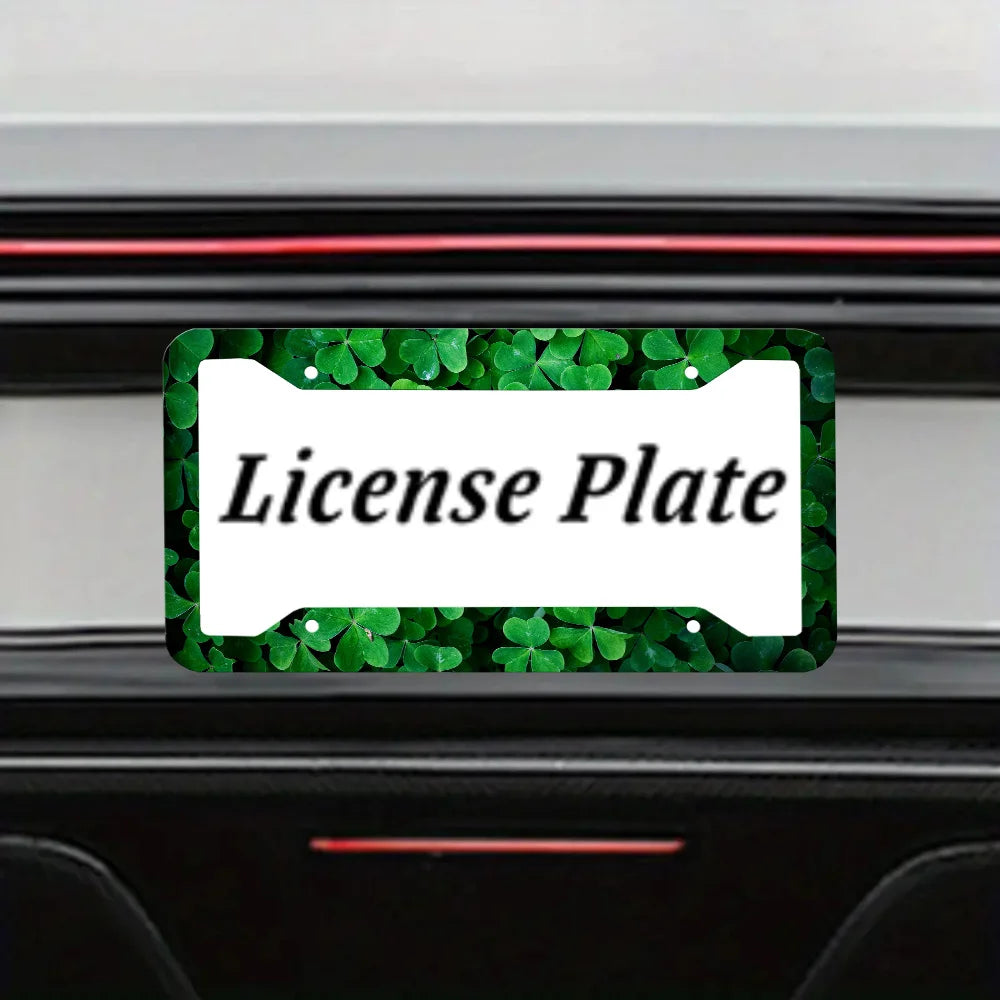 2-Pack St. Patrick's Day Aluminum License Plate Frames License Plate Frame HIP