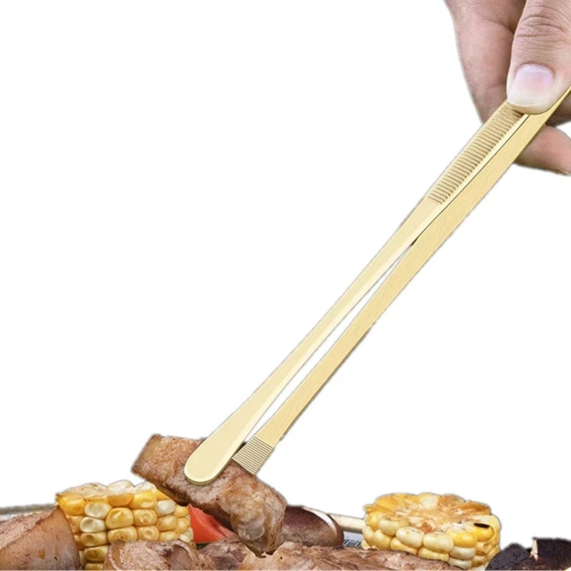 30cm Stainless Steel Precision Tweezer Tongs – BBQ & Baking Kitchen Tweezer Tongs HIP