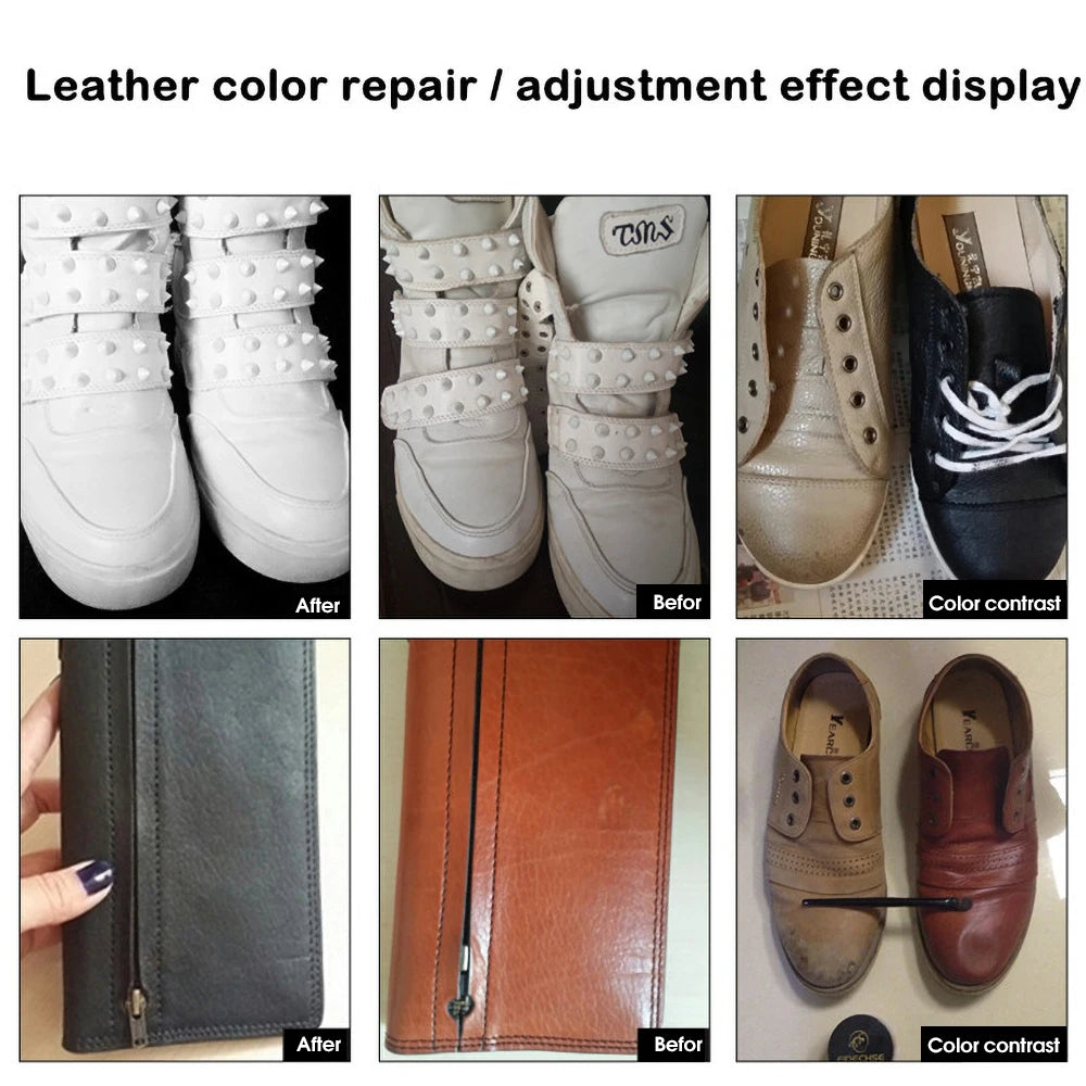 Leather Repair Kit – No-Heat Balm for Car Seats, Shoes & Sofas Leather Repair Kit HIP