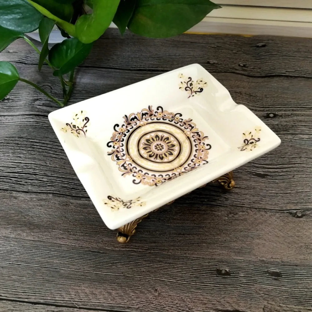 Vintage Ceramic Soap Dish – Self-Draining European Style Ceramic Soap Dish HIP