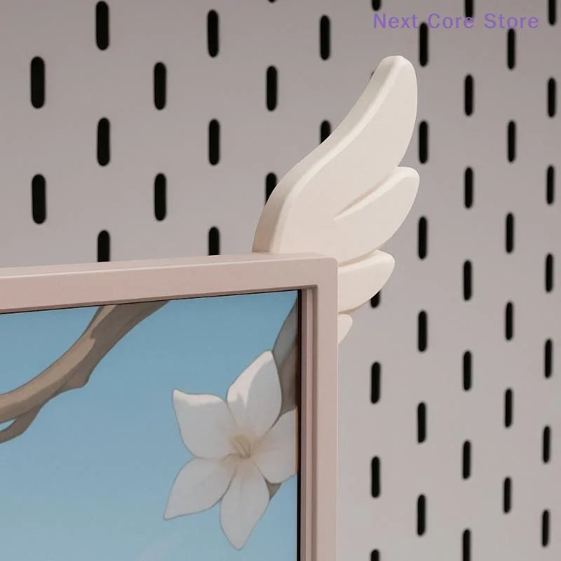 3D Printed Wings Monitor Ornaments – 1 Pair | Desk Decor Monitor Desk Ornament HIP