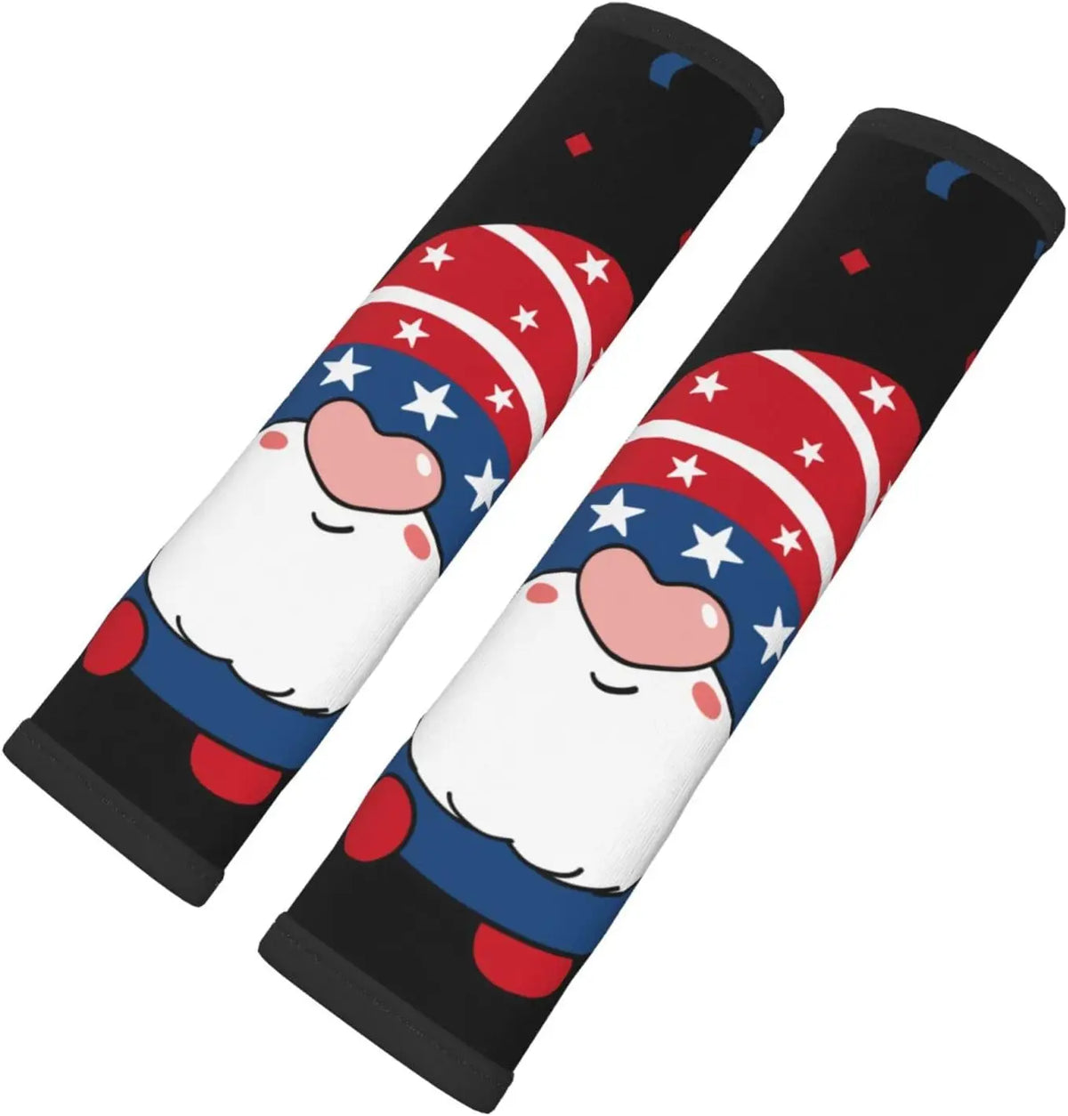 Gnome Independence Day Neoprene Seat Belt Covers 2-Pack Seat Belt Cover HIP