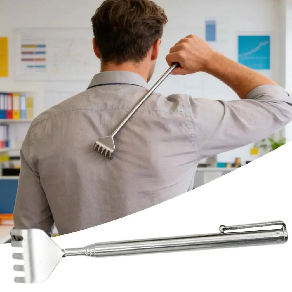 Extendable Stainless Steel Back Scratcher – Portable 1/2/4Pc Back Scratcher Tool HIP