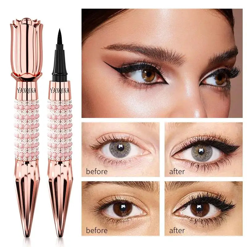 QIC Waterproof Black Liquid Eyeliner Pen – 12Hr Wear Liquid Eyeliner Pen HIP
