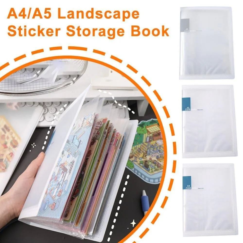 Landscape Sticker Storage Book 20/40 Pages – Photo Card Holder Sticker Storage Album HIP