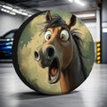 Funny Horse Face Spare Tire Cover – Universal Polyester Fit Spare Tire Cover HIP 1 16 in