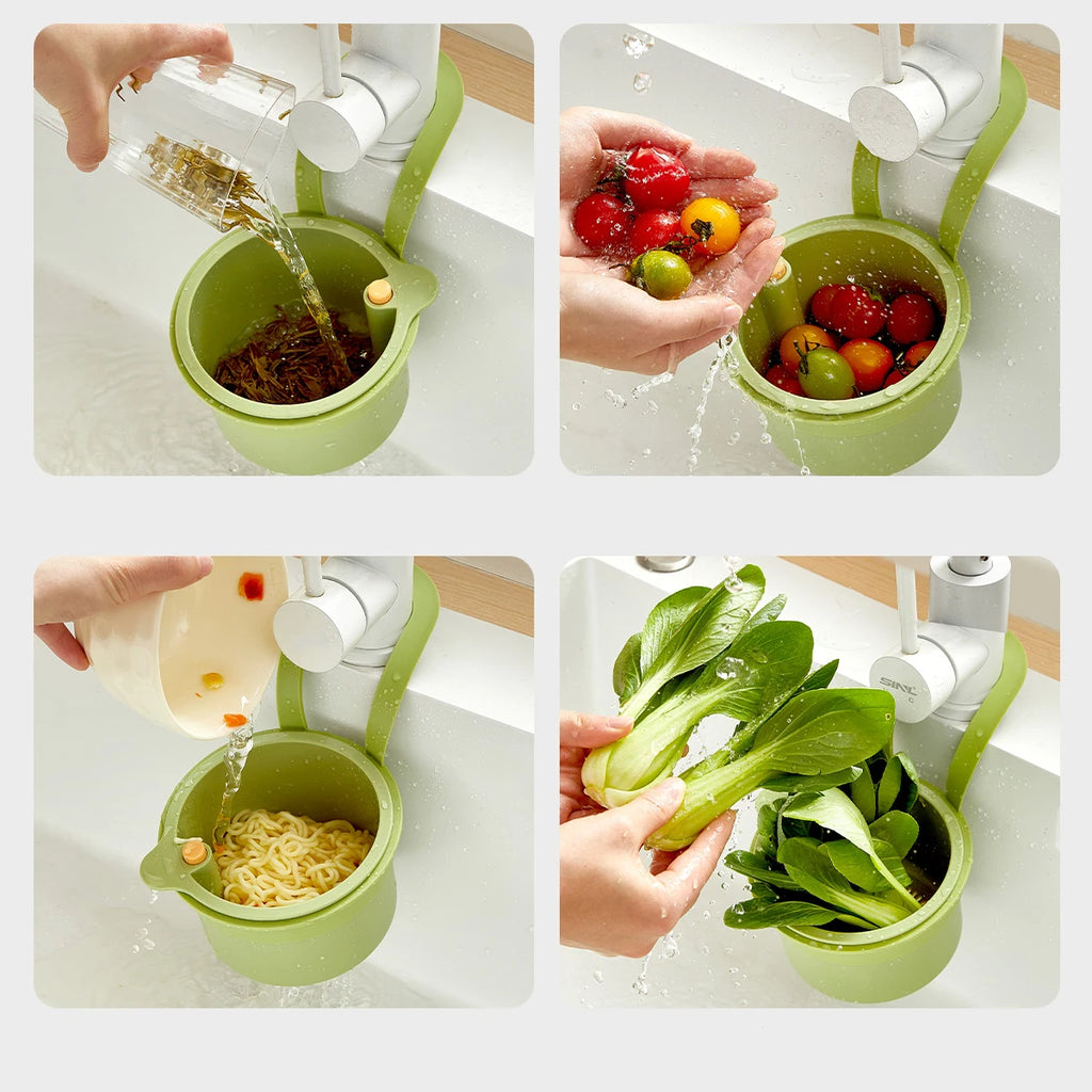 Kitchen Sink Strainer & Drain Basket – Silicone Multi-Use Sink Drain Strainer HIP