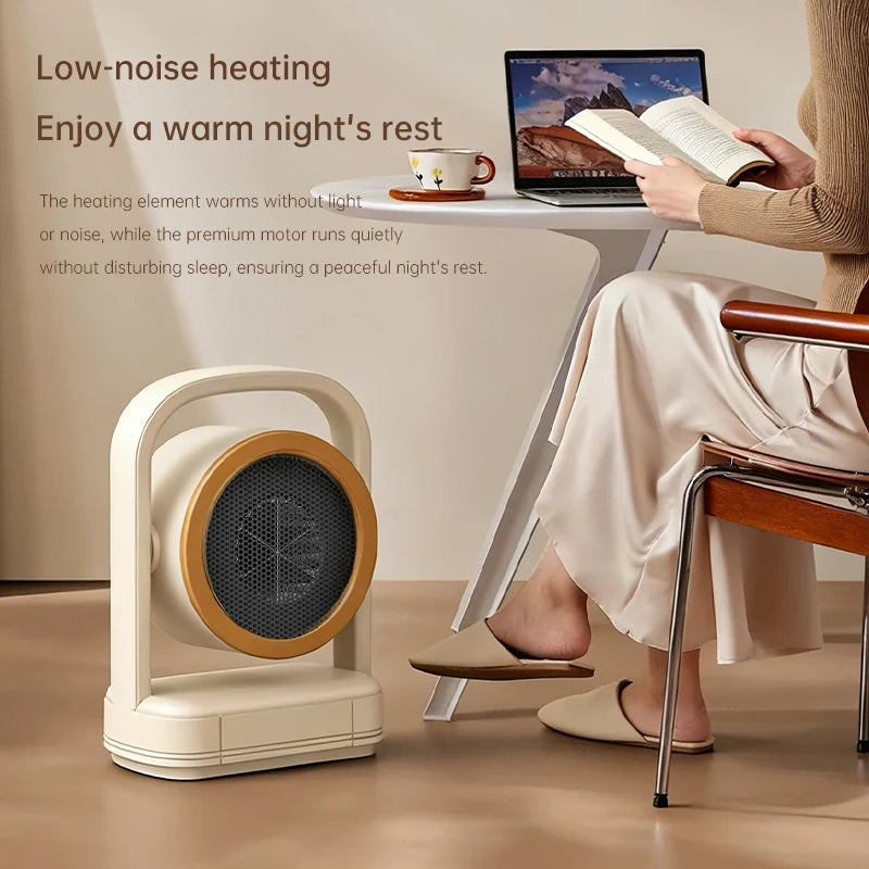 Portable Mini Desktop Fan Heater – Quiet & Energy Saving Portable Fan Heater HIP